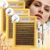 240 Clusters D Song Single Cluster False Eyelashes 10D30Ddiy Segmented Grafting To Extend Natural Dense Hair