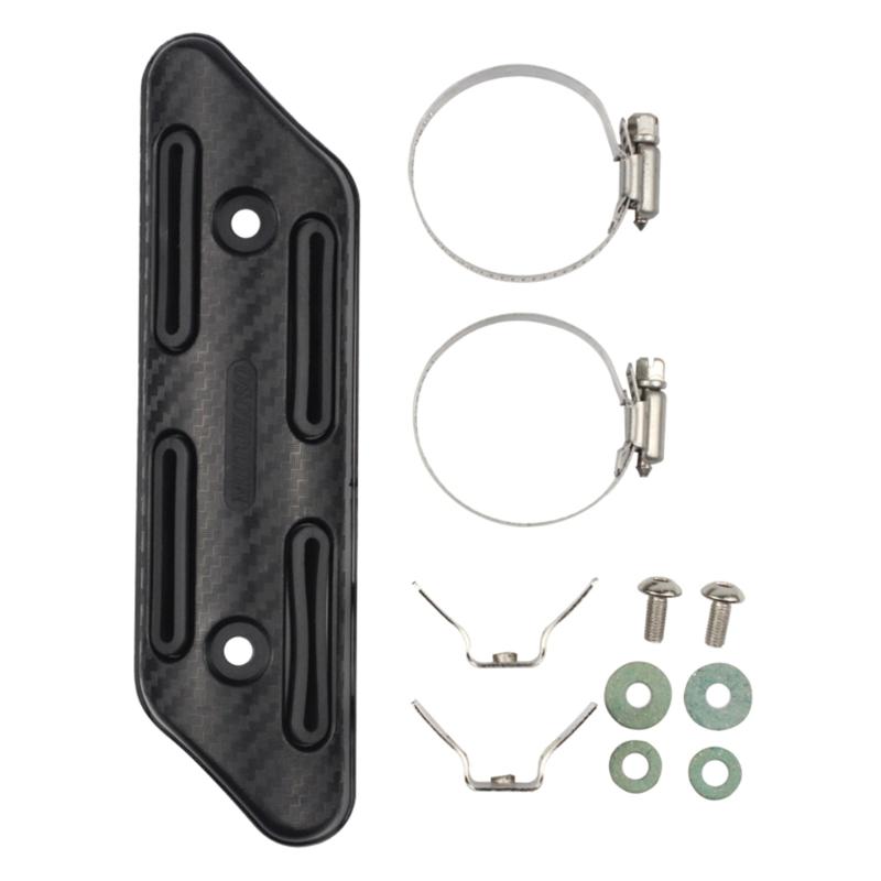 

Motorcycle Universal Exhaust Pipe Protector Heat Shield Cover Guard Anti-scalding Cover 1 чёрный