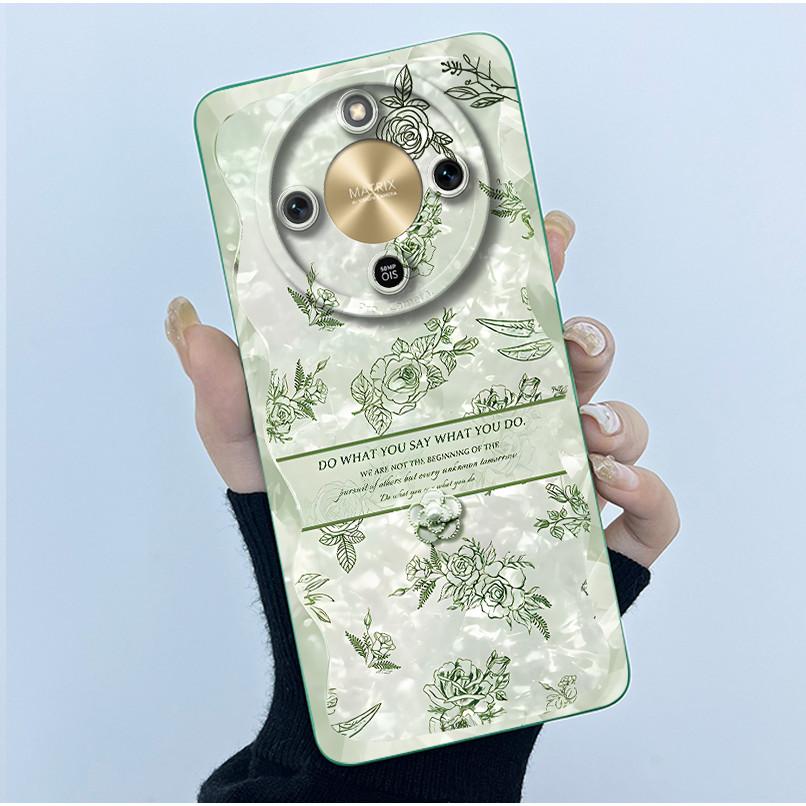 For Honor X9d 5G Case MTN-NX1 Fashion Simplicity Oil Painting Floral Silicone Soft Phone Casing New Design Shockproof Back Cover