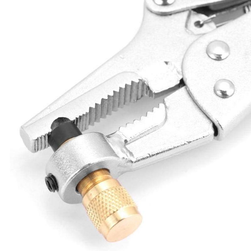 Anti-Rust Refrigerant Recovery Tube Locking Plier Gift for DIY Work Friends and Family Apply To Home Appliance Repairmen