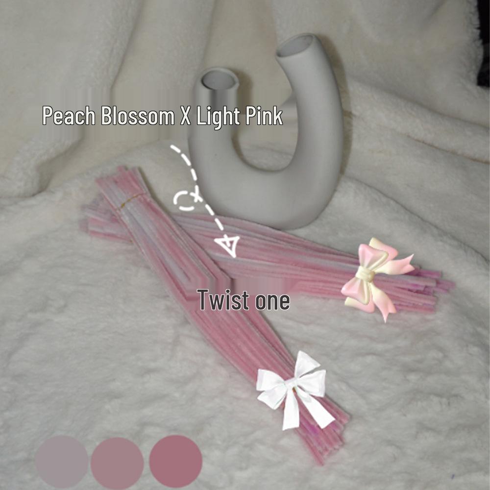 Gradient Chenille Stem Plush Pipe Cleaner Puppy Bouquet Craft Kit