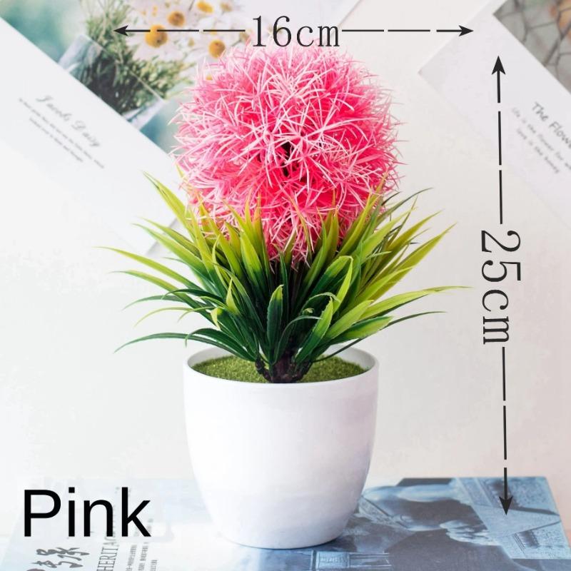1Pc Artificial Green Plant Bonsai Simulation Plastic Pots Fake Leaf for DIY Home Party Decoration Hotel Garden Decor Fake Bonsai
