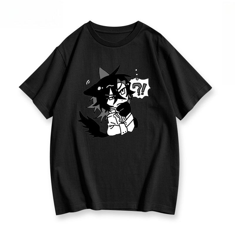 The Mysterious Master Leonards Surrounding Kleinke Meow Meow Style Cosplay Shortsleeved Tshirt for Men Suitable Summer