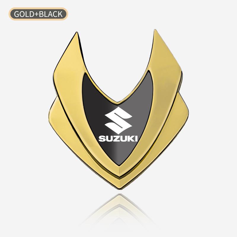 Car Metal Shield Logo Emblem Side Fender Trunk Badge Sticker For Suzuki Grand Vitara Alto Ciaz Ignis Jimny Exterior Styling Acce
