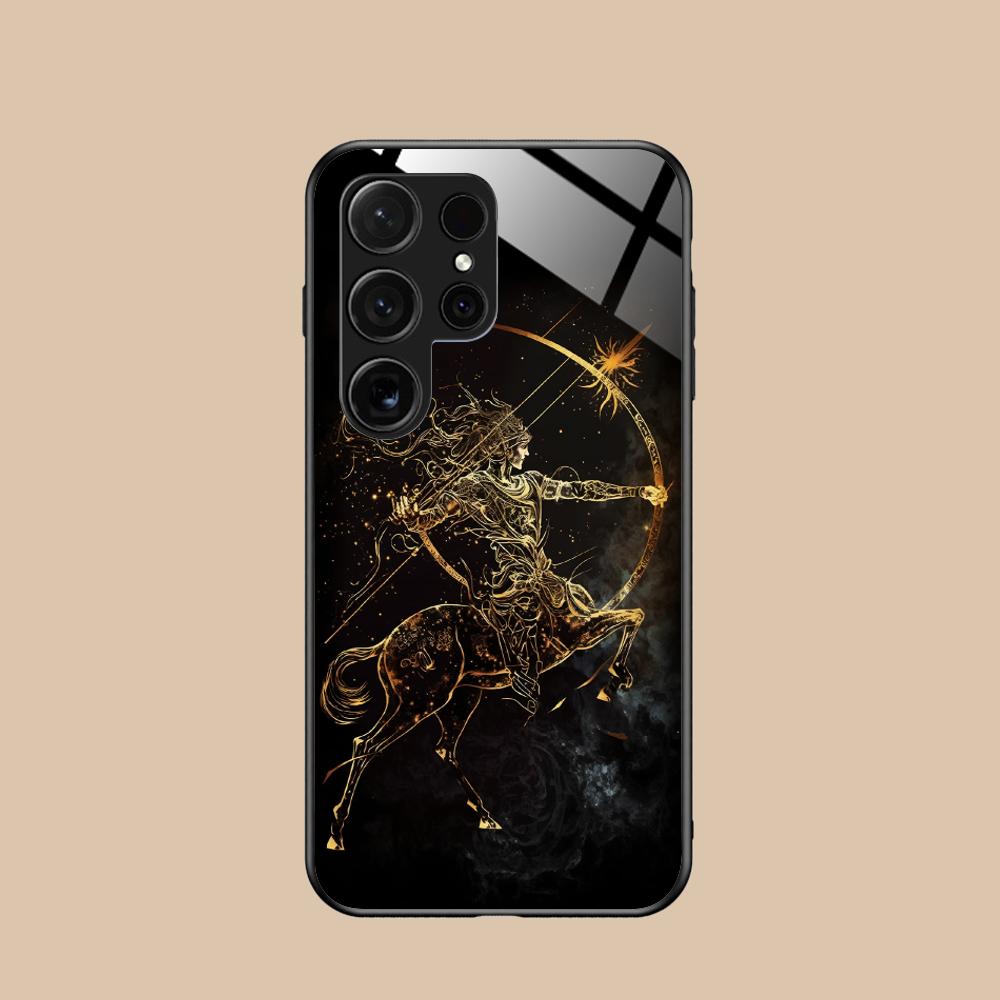 Zodiac Sign Sagittarius Phone Case for Samsung Galaxy A56 55 54 53 52 51 36 35 34 23 16 15 5G Glass Cover Cellphones Luxury
