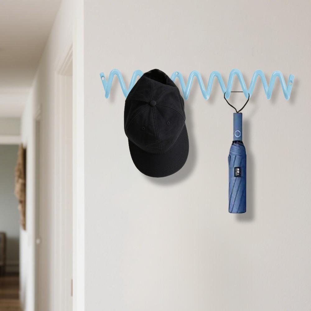 Vlnové Tvarované Věšáky na Oblečení Kovový Věšák Kreativní Polička na Oblečení Domov