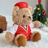 Fire Uniform Bear Doll Plush Doll Cute Teddy Bear Doll Police Iron Bear