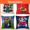 Super Mario Bros Pillow Cover Car Home Living Room Sofa Bedroom Cushion Cover