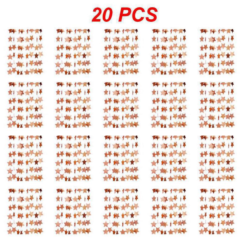 10~40 szt. Gwiazda Dysk Impreza Kwiat Trwałe Tło do Zdjęć 4 Metry 6 Opcjonalnych Dekoracji na Przyjęcie Urodzinowe Szycie Papierowy Kwiat