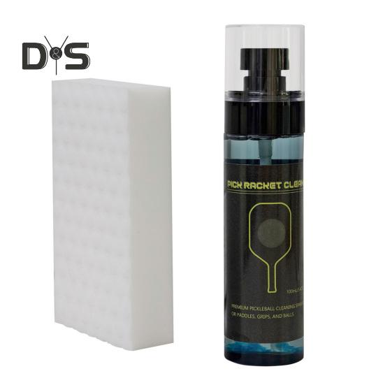 

Очиститель-спрей Pickleball Paddle с губкой Экологичное средство для удаления пятен без запаха Эффективное чистящее средство Pickleball Paddle Sets