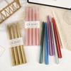 European Classic Long Stem Smokeless Taper Candle for Home & Wedding Decoration