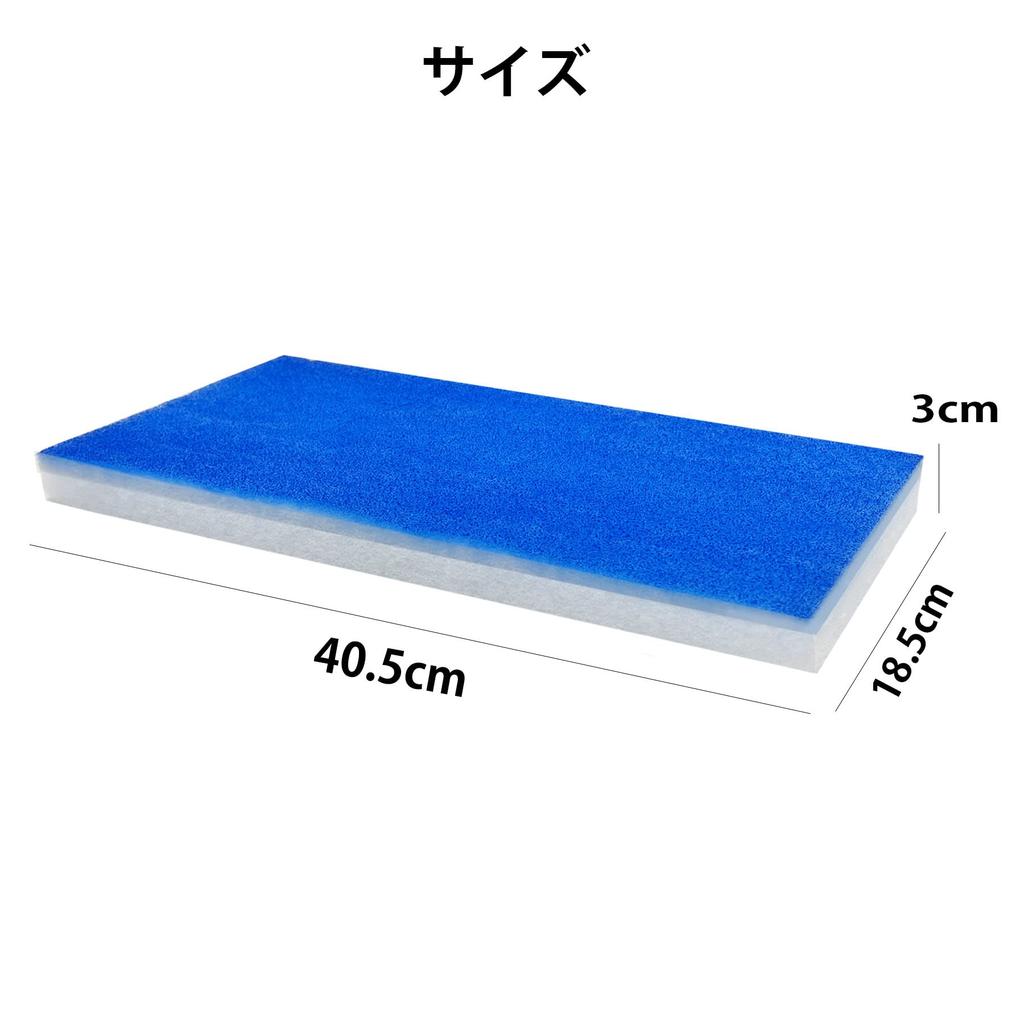 Spray Booth Replacement Filter Sponge for Paint Booths and Air Compressors of 4-Piece (Set 4)