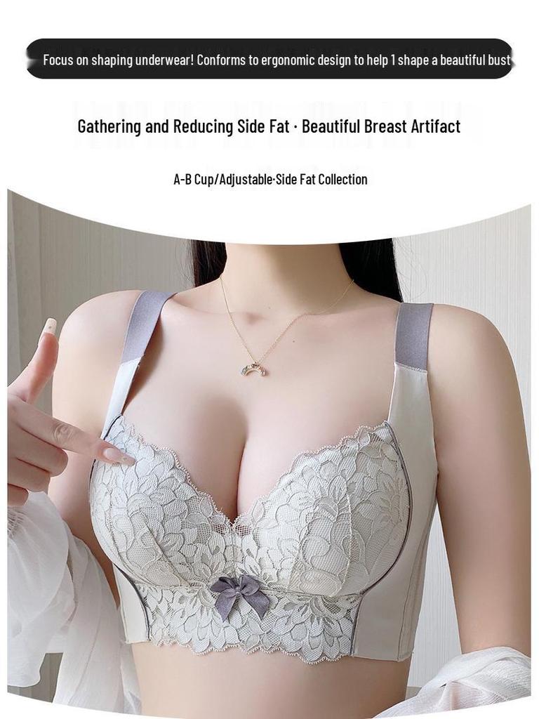 Women's Push-Up Shaping Bra: Enhancer, Side Support, Anti-Spillage, Extra Thick Lift