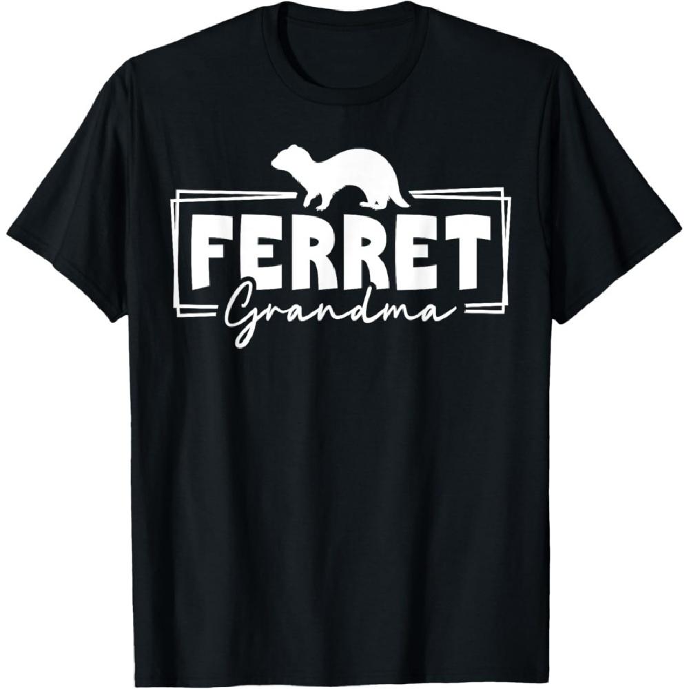 Ferret Grandma Ferret Lover T-Shirt S
