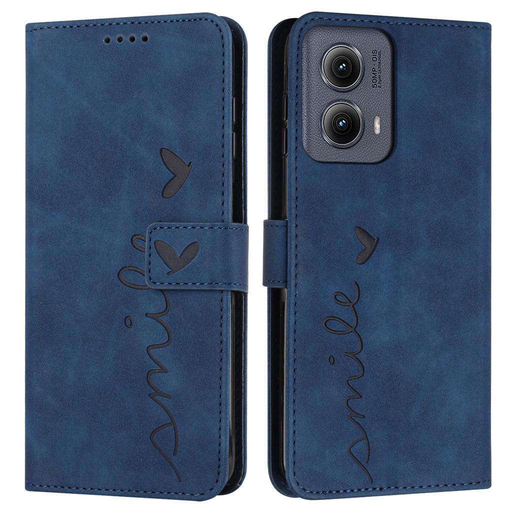 For Motorola Moto G85 5G Case PU Leather Skin Touch Feeling Phone Cover