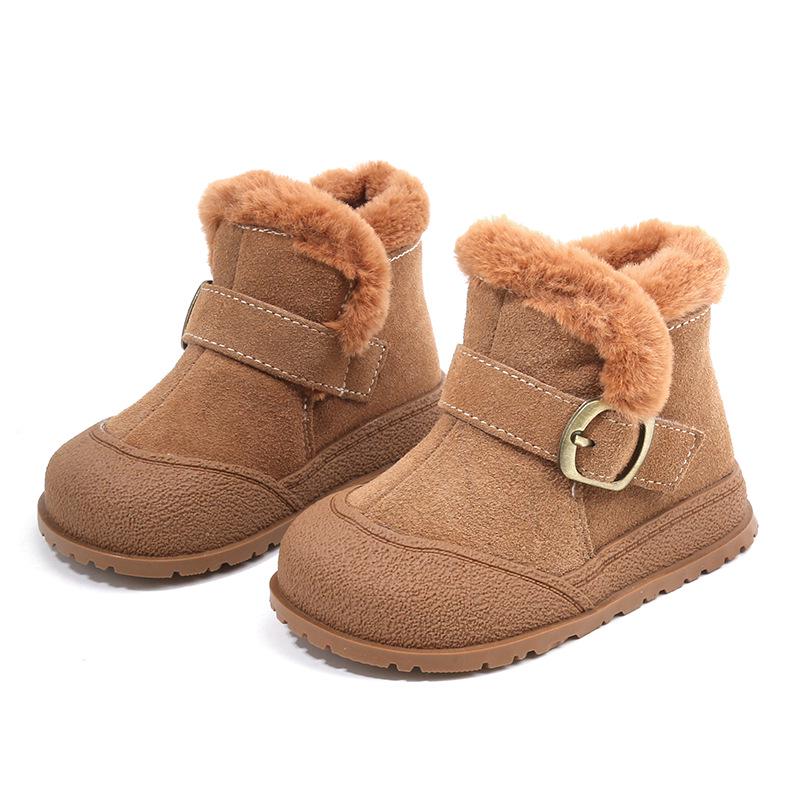 Bottes en Coton Bébé Hiver - Style Coréen Chaud pour Garçons et Filles