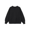 Jordan Solid Color Casual Loose Fleece-Lined Pullover Long Sleeve Sweatshirt Women Tops Black DQ4600-010