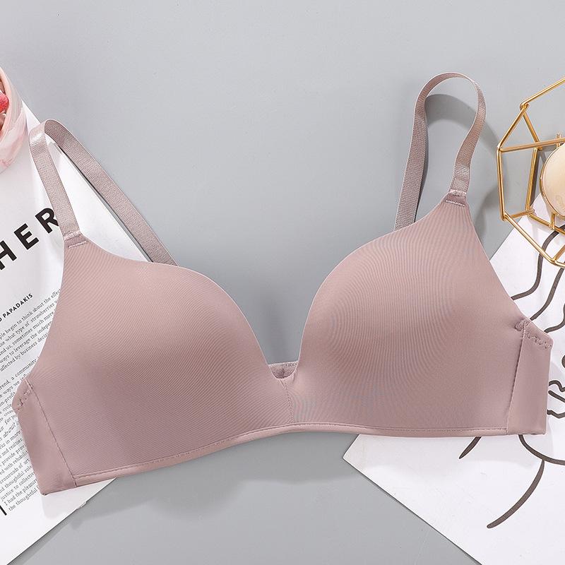 Women Seamless Bra Sexy No Wire Push Up Underwear Girls Students Breathable Thin 12 Colors Bras