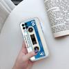 Vintage Boombox Tape Transparent Phone Case for Motorola Moto G7 G8 G9 G84 G85 G73 G24 G15 Z2 Play Power Plus