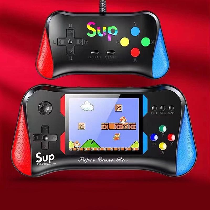 

Ретро игровая консоль со встроенными 500 играми, портативная игровая консоль с выходом AV, мини-игровая консоль в подарок для мальчиков и девочек