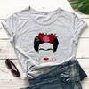 Colored A Besos Entiendo A Veces No T-shirt Vintage Women Graphic Feminism Tee Shirt Top  for Men Women Summer Tops