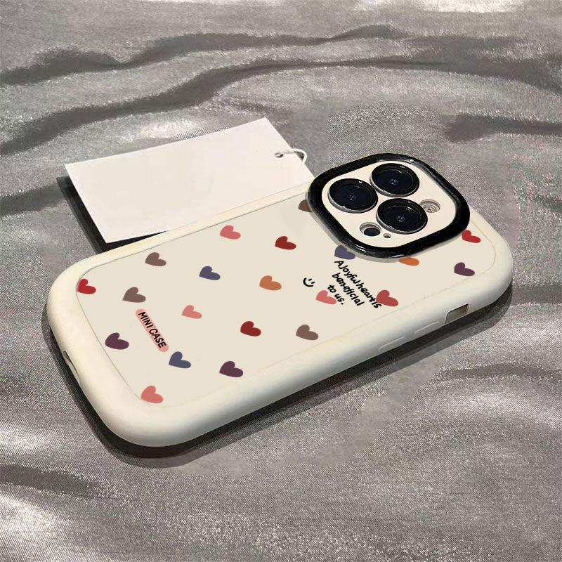 Full Screen of Love for Apple 15promax Mobile Phone Case for IPhone13/14 All-inclusive 12 for Huawei Honor 11 Female