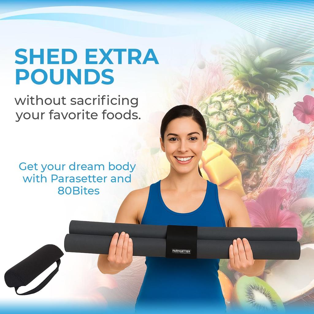 Parasetter Foam Roller System for Back and Core Exercises Reduces Cortisol Great for Stress and Myofascial Decompression Pilates, Yoga, Stretching, -