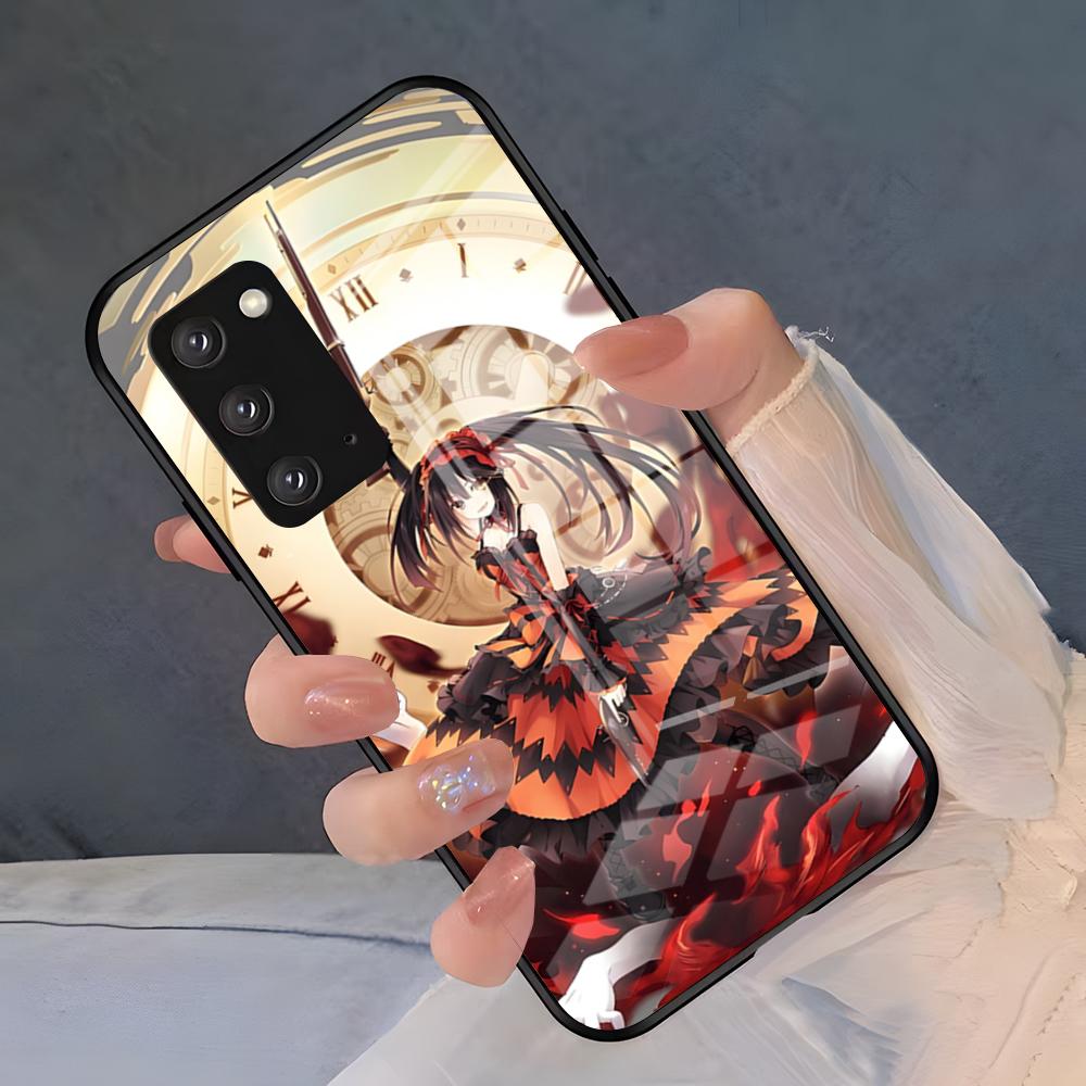 Game Date A Live Phone Case For Samsung S26 S25 Plus S20 S20 Plus S22 Ultra S23 FE S21 Plus S21 Ultra Glass Cover