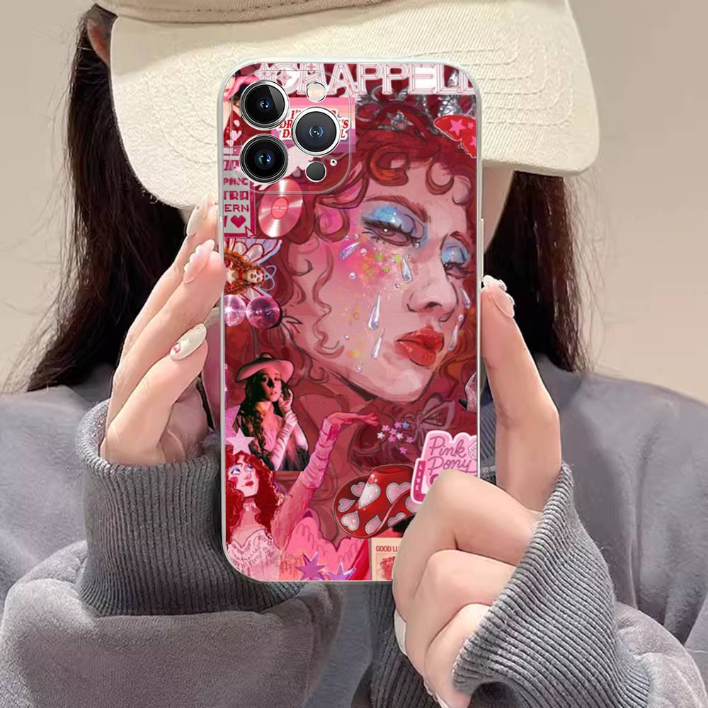 Singer C-Chappell R-Roan For IPhone 11 12 13 14 15 16 17 Pro Max Plus Air Transparent Clear Shockproof Case