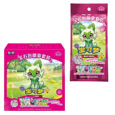 Original Gem Pack Badge Set Bag Gem Bag VOL.3 2 1PTCG Card Album Scarlet and Violet Trading Bag Box Card Chinese Card Toys Gift