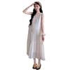 Korean Style Fresh Fashion Sleeveless Pleated Maternity Dress for Summer 2026