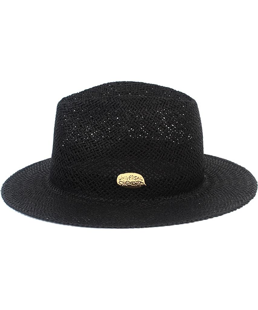 Yunibeosyeolkemiseuteuli Swing Basic Black Simple Fedora Summer Fedora