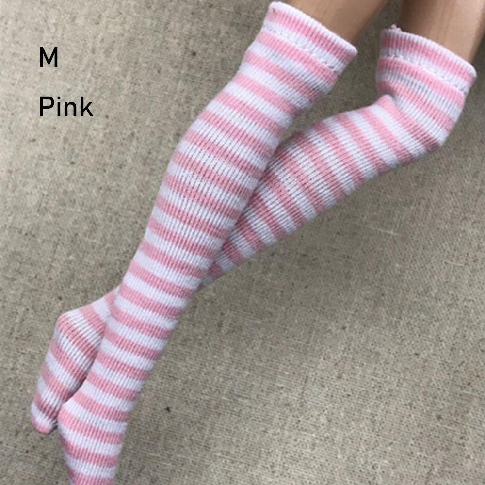 1 Pair Fashion Children  Girl DIY 's Clothes Accessories 1/6  Stockings Christmas Gift Stripe Socks