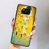 Sternennacht Van Gogh Hülle für Xiaomi Poco X3 NFC X5 F4 F3 M4 Pro X4 GT M5s M5 Pocophone F1 M3 Schwarze TPU Handyhülle