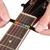 Miwayer Guitar Fretboard Notes Map Labels Stickers 6 String Transparent and Black Fingerboard Fret Decals for Guitar Beginner