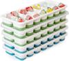 4pcs Grids Ice Cube Trays Reusable Silicone Ice cube Mold Fruit Ice Maker with Removable Lids Kitchen Tools Freezer Summer Mould