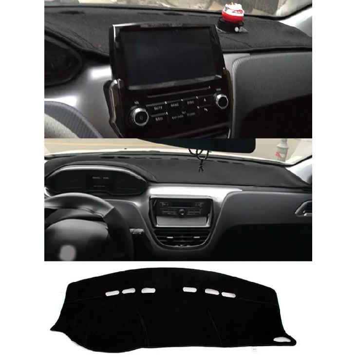 For Peugeot 2008 I Mk1 CU CA CC 2013-2018 Dashmat Dashboard Cover trument Panel Protective Pad Dash Mat Anti-Dirt Ornaments