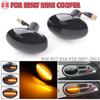 2 Pieces for MINI Cooper R55 R56 R57 R58 R59 CL-R56-LSM-SM Led Dynamic Side Marker Turn Signal Light Sequential Blinker Light