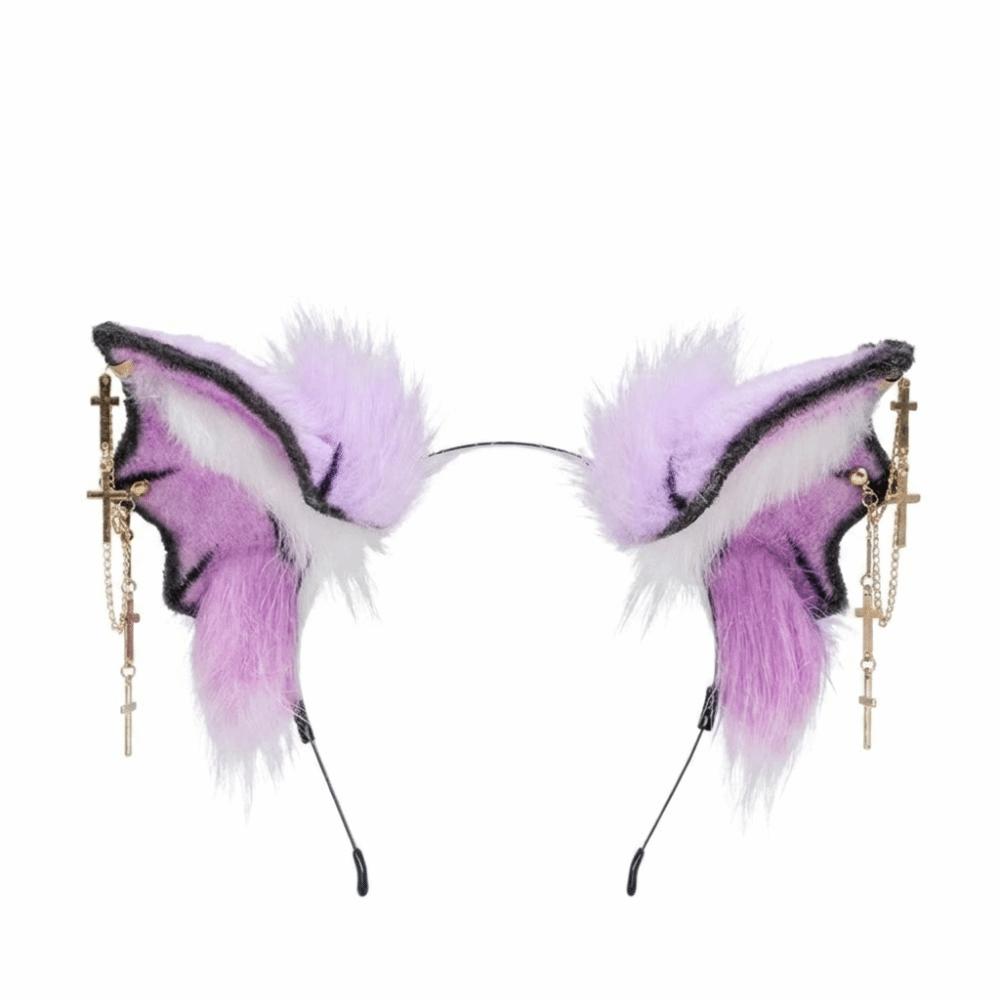 Animal Beast Ears Headband Bat Lolita Ears Headwear Cute Hair Accessories Festival