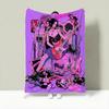 Anime N-NANA Throw Lightweight 240g Flannel Blanket Soft Skin-friendly for Summer Cooling