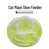 Interactive Cat Maze Feeder: Non-slip Puzzle Toy for Slow Eating and Play.
