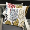Pillowcase Hidden Zipper Easy to Clean Comfortable Printed Design Vintage Abstract Botanical
