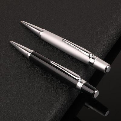Hoogwaardige roterende metalen 1.0mm signeerpen, zakelijke kantoor balpen, dagelijkse kantoor studie schrijfpennen