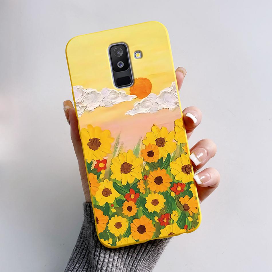 Für Samsung Galaxy A6 Plus A6+ 2018 Hülle SM-A605F Silikonhülle Niedlicher Bär Cartoon Weiche Funda Für Samsung A6 2018 A6Plus Stoßstange