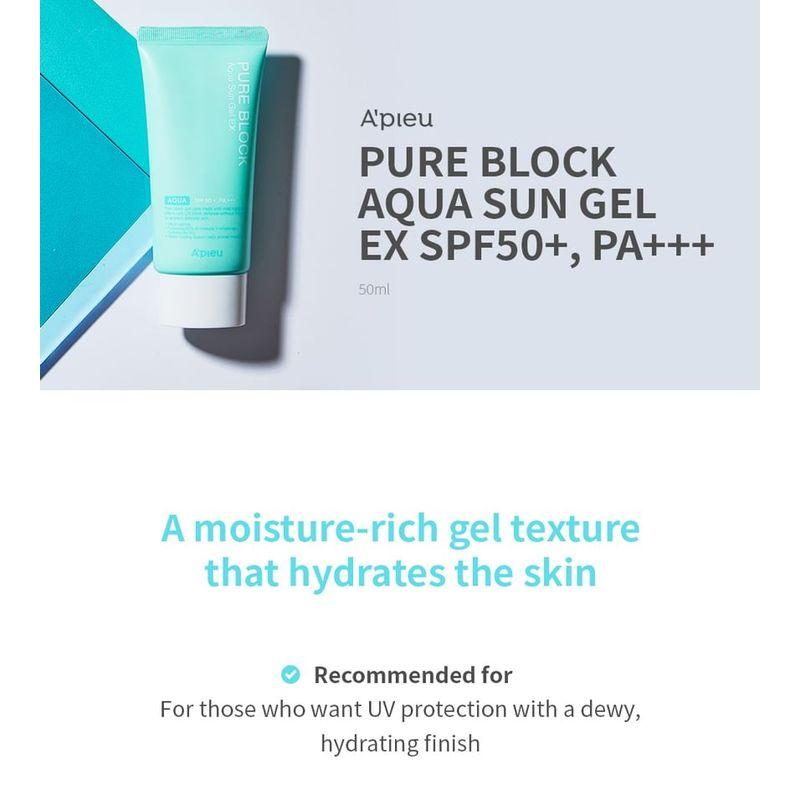 A'PIEU Pure Block Aqua Sonnengel SPF50+ PA+++ 50ml