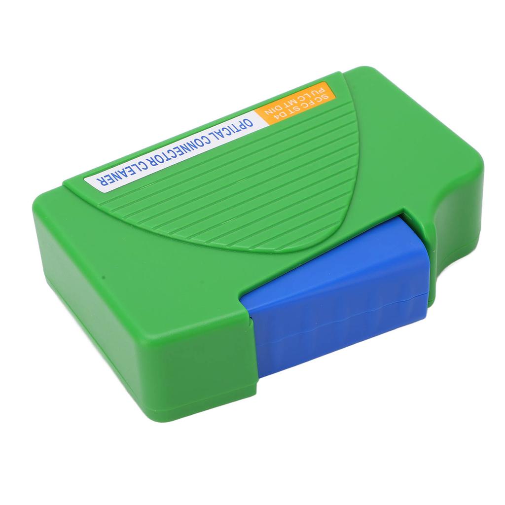 Fiber Optic Cleaning Box Efficient Optical Fiber Connector Cleaner ABS Portable Optic Clean Box for SC FC ST LC