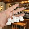 Cute Plush Dog Keychain Cartoon Pendant for Women Bag Fashion Animal Mobile Phone Backpack Keychains Accessories Friendship Gift