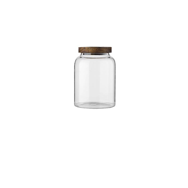 Airtight Glass Jar for Tangerine Peel, Tea, Dried Fruit Storage
