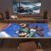 Luigi & Mario Car Trip Print  Cushion Non-slip Laptop Tablet Big Mousepad XXL Mat Mini PC Playmat With Lock edge