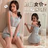 Japanese Pure Little Maid Sexy Sweet Suspender Skirt Cosplay Lingerie Maid Pure Cute Suit